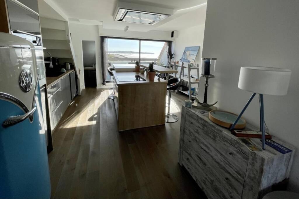 Duplex Avec Jacuzzi Vue Imprenable Sur La Baie De Wissant Apartment Ngoại thất bức ảnh